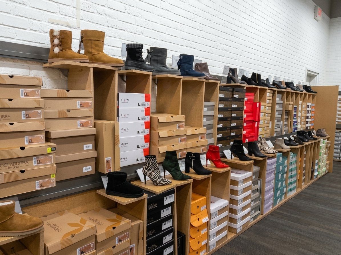 DSW store interior, Washington, DC